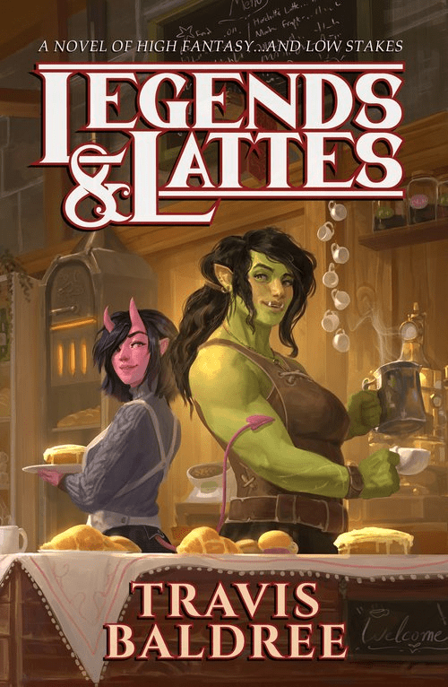 The cover of the book Legends & Lattes