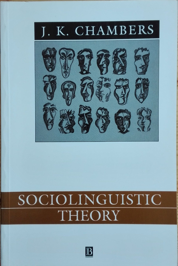 The cover of the book Sociolinguistic Theory